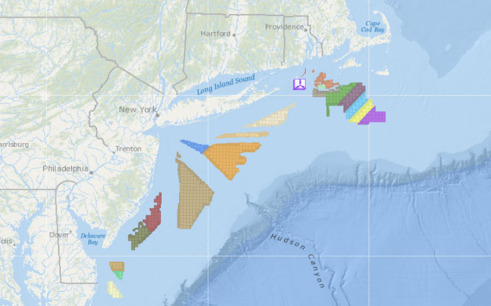 Offshore Wind Planning Areas, Lease Areas & Operational Installations