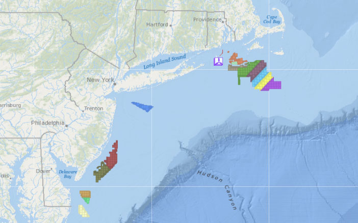 Offshore Wind Lease Areas & Operational Installations