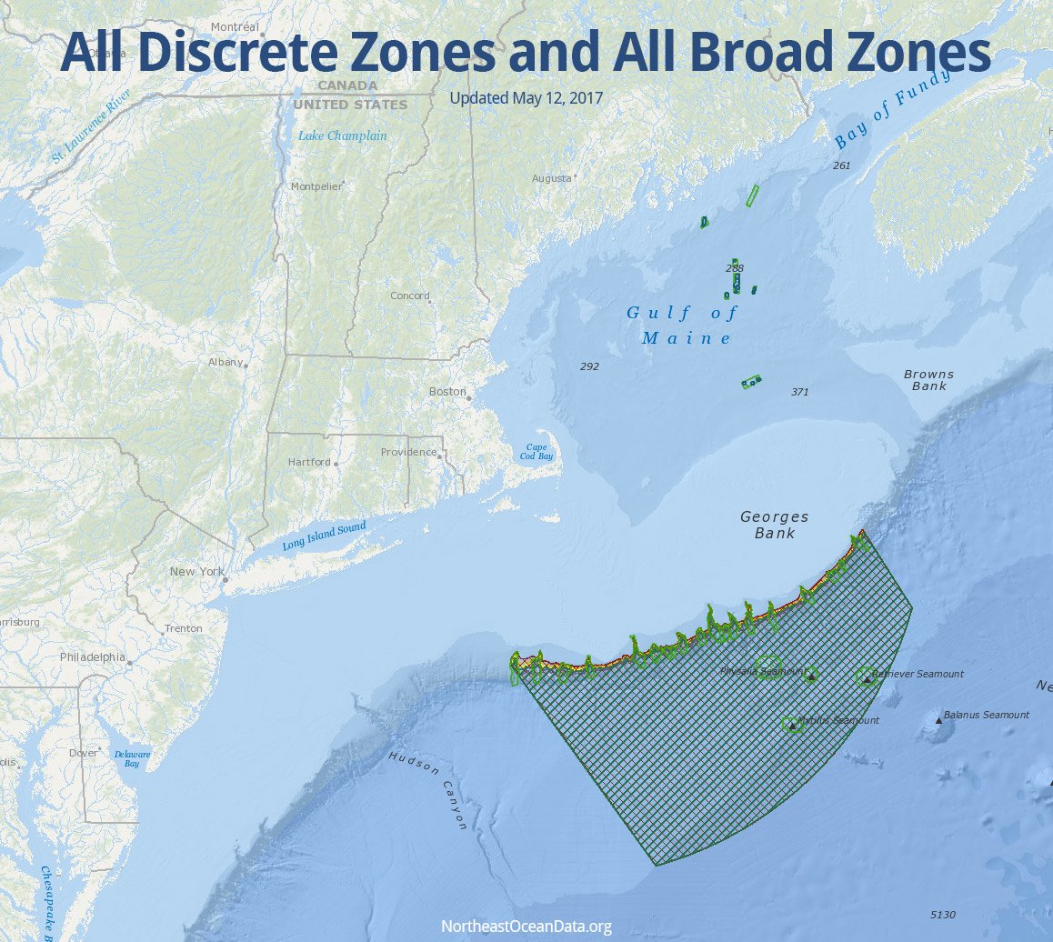 Screenshot: All Discrete Zones and All Broad Zones