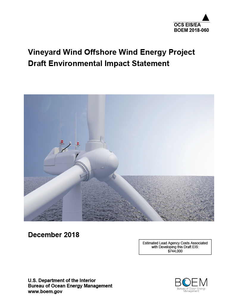 Vineyard Wind Offshore Wind Energy Project Draft Environmental Impact Statement