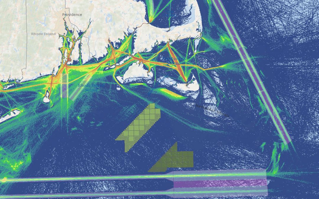 Vineyard Wind 1 Draft Environmental Impact Statement (DEIS) – Shipping Lanes & All Vessel Transit Counts (2017)