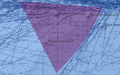 Fig. 16: Cargo vessel transit counts through the Seamounts Unit