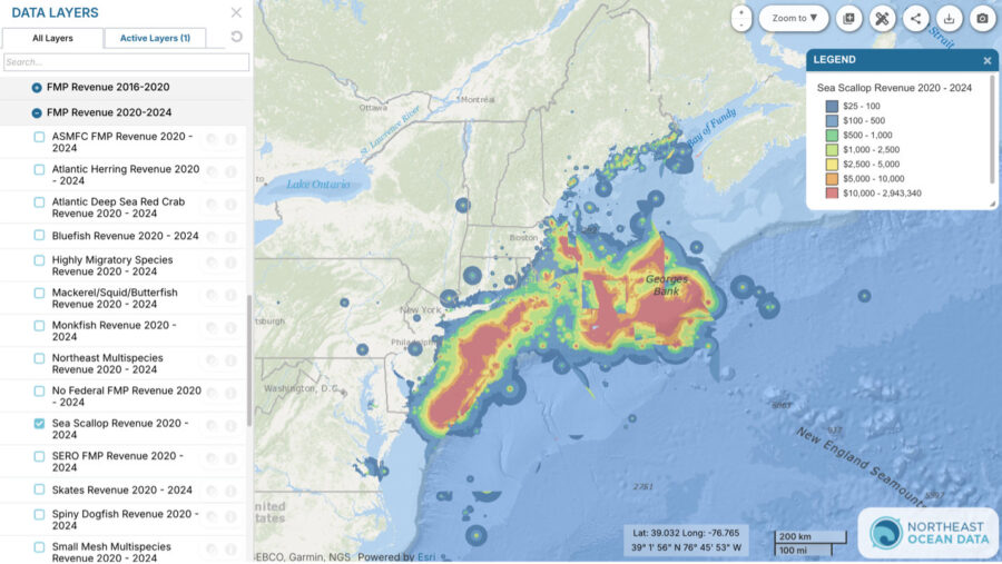 NOAA NMFS Fishing Footprints Data Updated to Include 2020-2024 Yearly Averages
